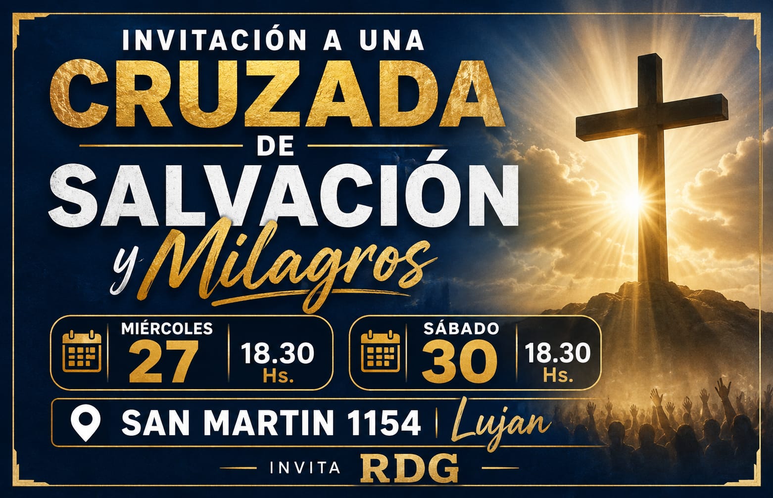 Flyer evento iglesia