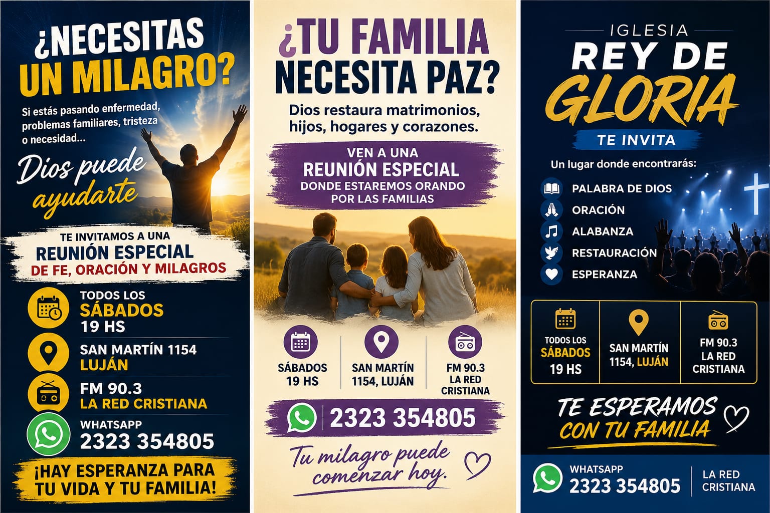 Flyer evento iglesia